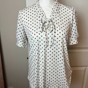 Tie Neck Feminine Blouse